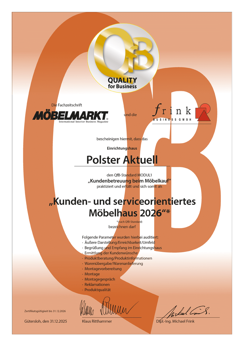 Urkunde_Frink_2026_KfM_PolsterAktuell